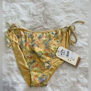 Billabong Southern Floral Ruched Hike Bikini Bottom